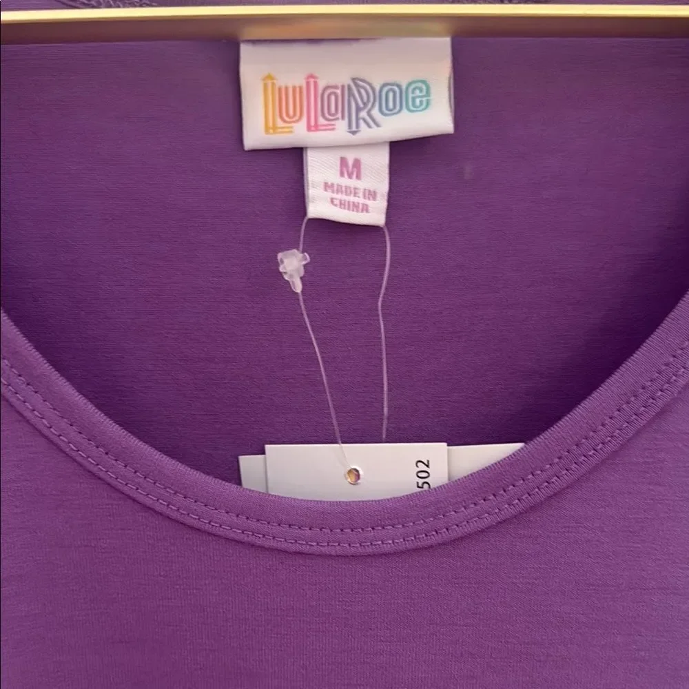 NWT- LuLaRoe- Purple Tank Top - Be Weird, Be Random, Be You!- Size Medium - Picture 2 of 6